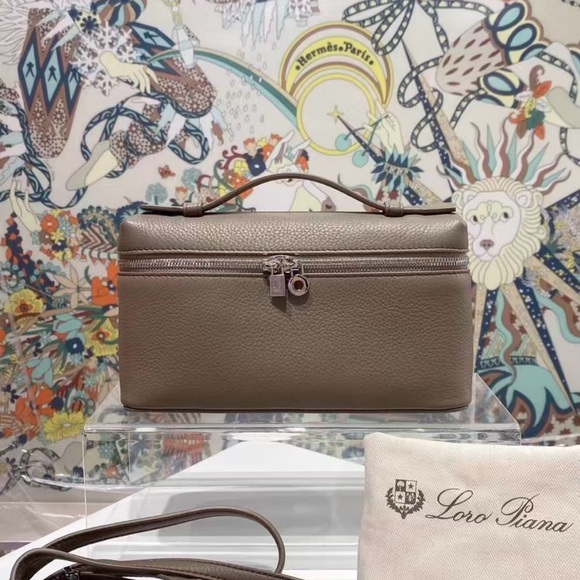 Loro Piana Handbags - Loro Piana Elephant Grey Handbag